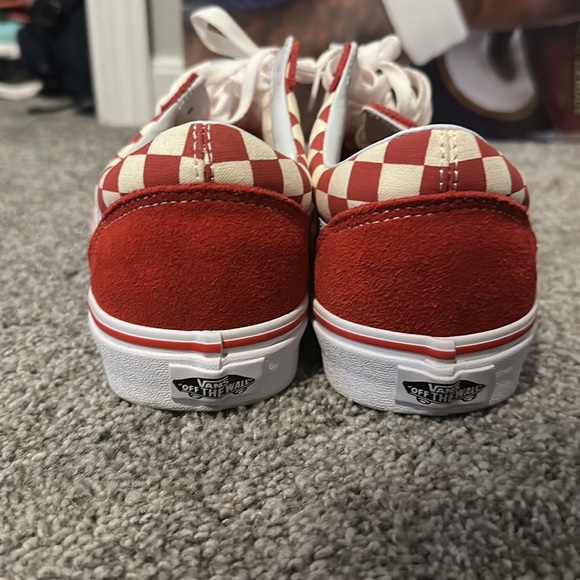Vans Old Skool Red Checker size 9.5 - Picture 4 of 6